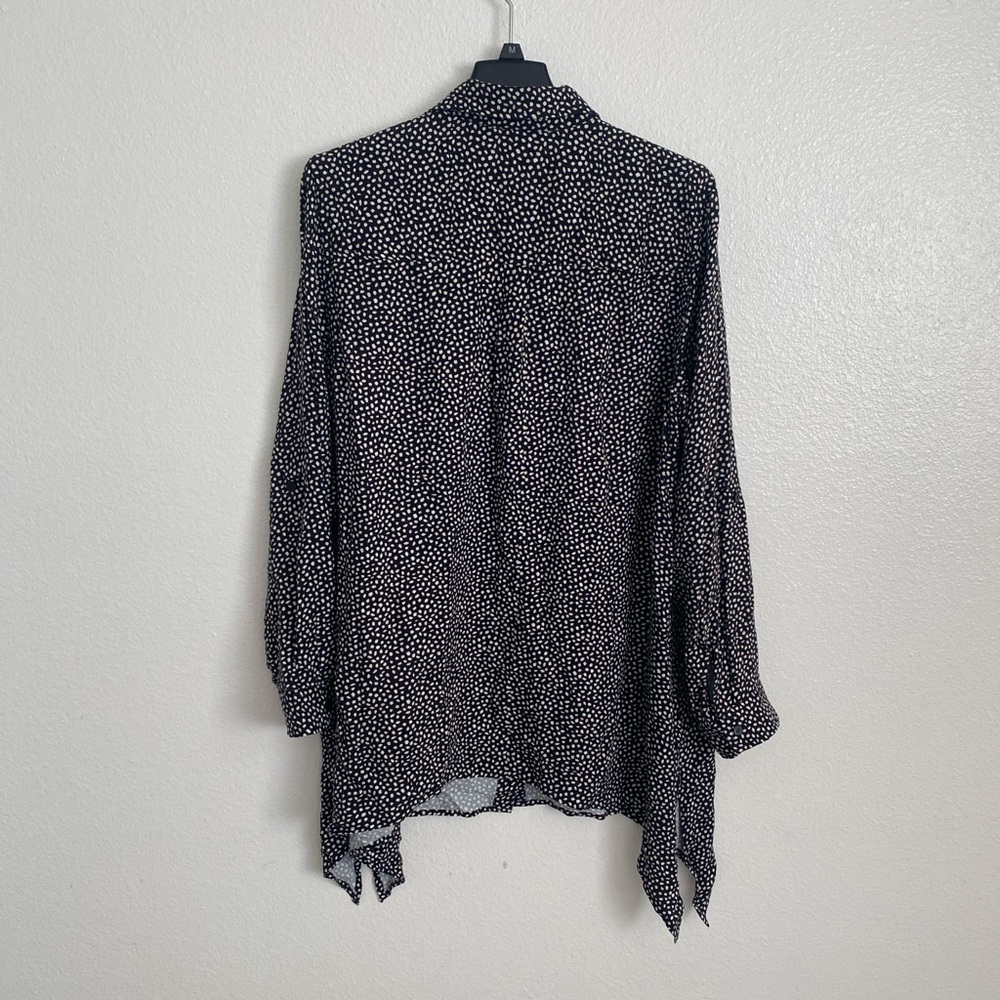 Westbound Gray Asymmetrical Button Down Shirt - image 7